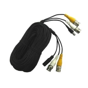 10m Kamerakabel Multikabel mit 4x BNC Stecker und Hohlstecker Handgefertigt