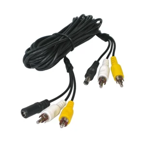 10m Multikabel mit 4x Cinchstecker + Hohlsteckerverlängerung 5,5x2,1mm Bestseller