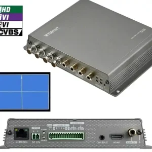 Online Kaufen 4-fach BNC Video Encoder mit LAN IP Videoserver Audio-OUT-INP samt HDMI 4-fach Quadprozessor
