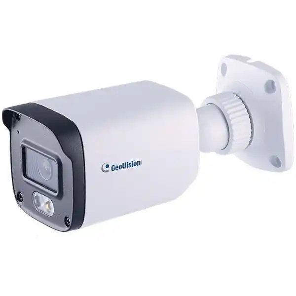 Top-Angebot 4MP LAN IP Kamera Bullet GBLF4802 Fixojektiv ONVIF Mikrofon Weisslicht IR-LED microSD Kartenslot POE IK10 KI-Funktion