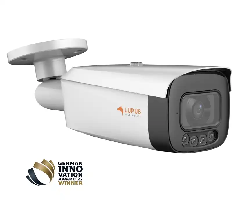 4MP LAN IP Kamera LE232 Bullet Alarmkamera ONVIF H264 H265 PoE IP67 Fixobjeltiv Audio und Alarm Input Neue Ware