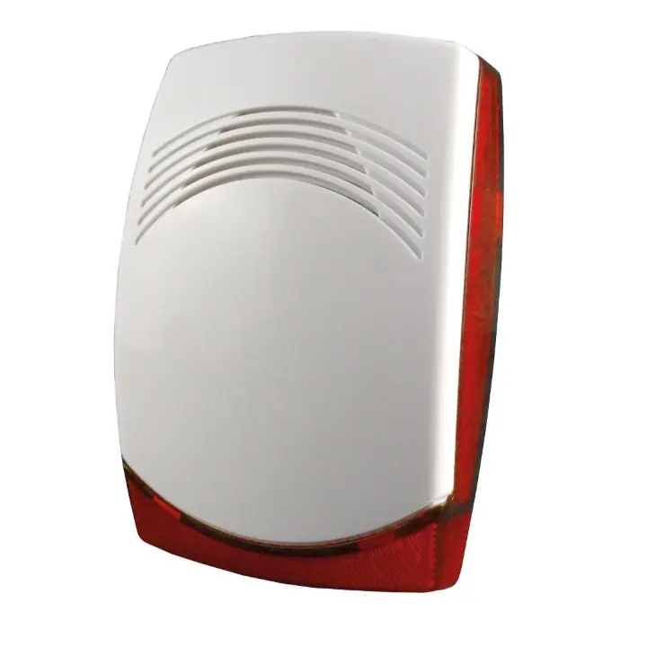 Alarmkombination 12V Alarmlicht mit Sirene Indoor IP20 124x85x35mm Exklusiv