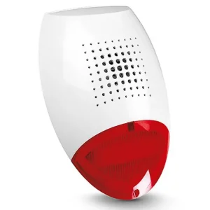 Schnäppchen Alarmkombination 12V Alarmlicht mit Sirene Outdoor IP54 300x195x97mm