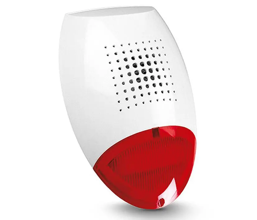 Schnäppchen Alarmkombination 12V Alarmlicht mit Sirene Outdoor IP54 300x195x97mm