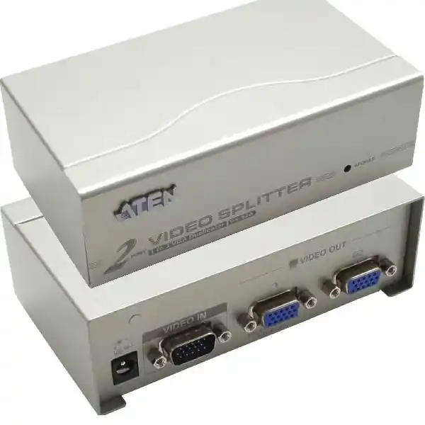 Abverkauf Bildverteiler VGA Splitter 1xIn auf 2xOut Video Splitter