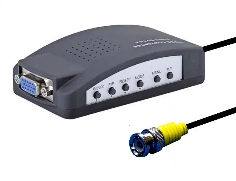 Letzte Chance Bildwandler BNC auf VGA Kamerabild auf PC Monitor HR VGA Konverter