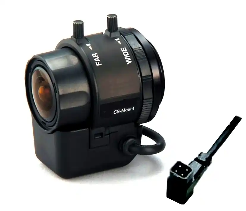 CS Mount Vario Objektiv 3,5-8mm DC 4pol Stecker IR-korregiert bis 4MP Sichere Zahlung