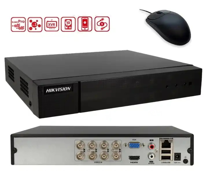 Neuheit DVR Rekorder 8-Kanal 5in1 BNC AHD TVI CVI und 2xIP-Kanal Analog Onvif APP