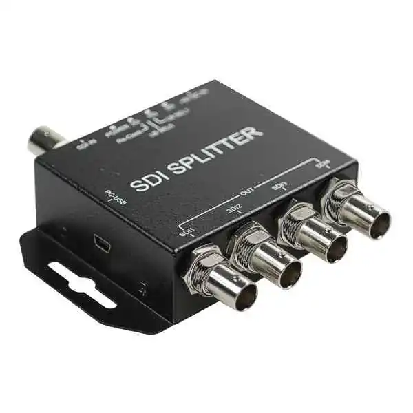Schneller Versand HD SDI Splitter SDI Verteiler BNC-Verteiler Kamerasignalverteiler 1x In auf 4x Out