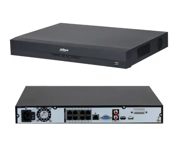 IP NVR 8-Kanal Recorder mit KI HDMI VGA 8xPoE Maus ohne HDD 4208-8PoE-EI Aktuell