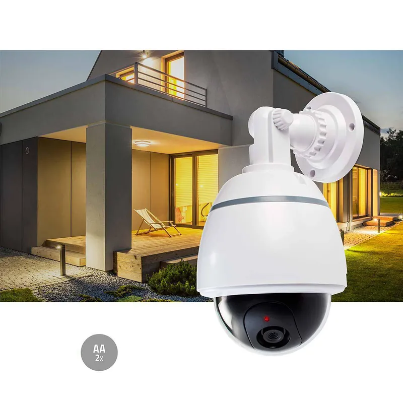 Kamera Dummy PTZ Dome mit Wandhalter und blinkender LED Weltweiter Versand