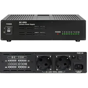 Handgefertigt Kameranetzteil 12V Netzteil 12V 5A Stromversorgung für bis zu 10-Kameras oder 2x 12V DVR NVR Monitore