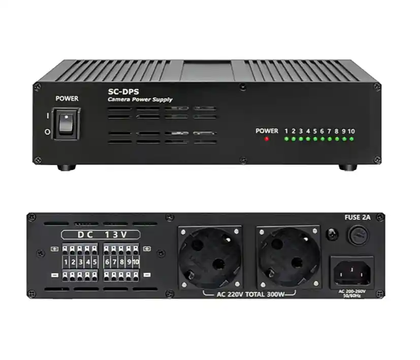 Handgefertigt Kameranetzteil 12V Netzteil 12V 5A Stromversorgung für bis zu 10-Kameras oder 2x 12V DVR NVR Monitore
