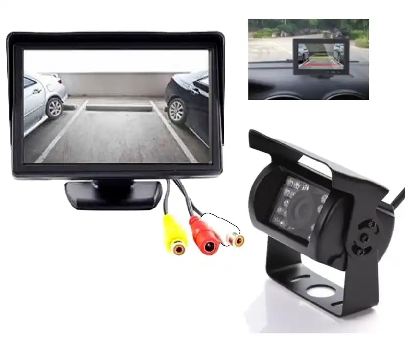 KFZ Kamera Rückfahrkamera mit 5zoll Monitor und 6m Kabel Nur Heute