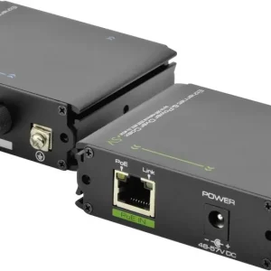 LAN Netzwerk über RG59 Koaxkabel Konverter mit PoE 2Draht Extender Heute Kaufen