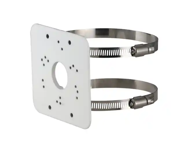 Neu Masthalter 125x114mm Halterung für Masten oder Rohre 60-125mm Farbe Weiss