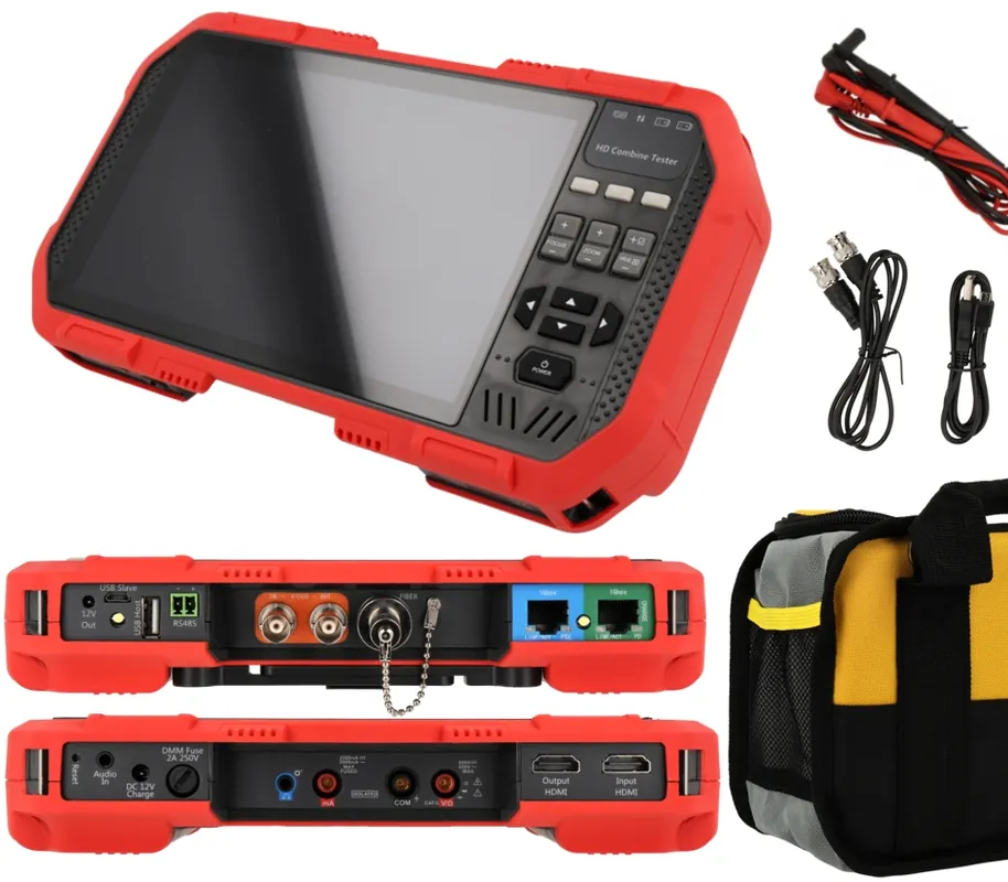 Prüfgerät Testmonitor für Kamerasysteme AHD TVI CVI CVBS IP LAN WLAN ONVIF RS485 Multimeter Jetzt Kaufen