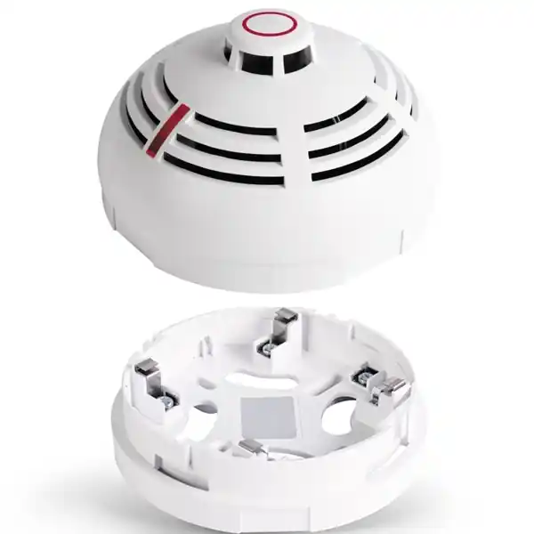 Rauchmelder 12-24VDC kabelgebunden Dif-Max-Brandmelder mit Sockel DC-Kontakt reiner Thermomelder Neue Kollektion