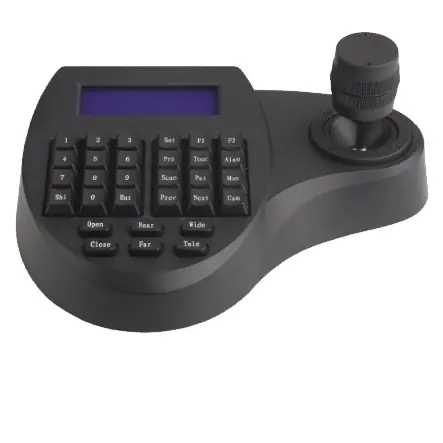 RS485 Bedienpult RS485 mit LCD Display und Joystick für PTZ Dome oder Motorzoomkameras Markenprodukt
