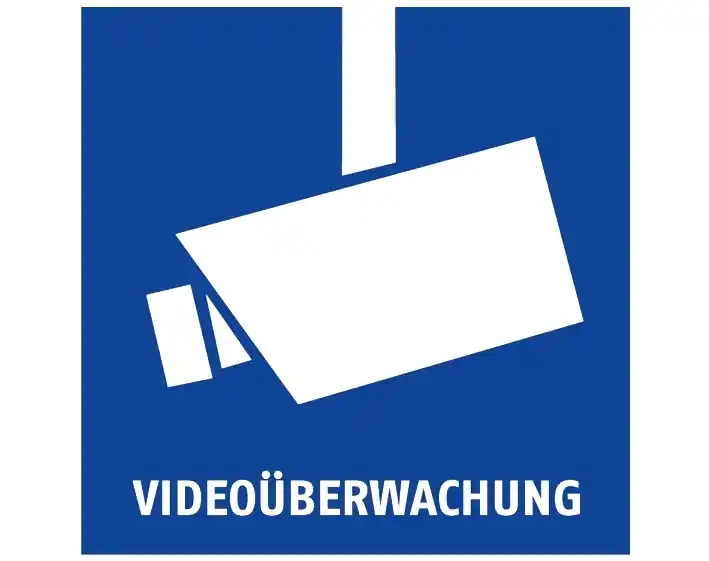 Schild Aufkleber Kameraüberwachung Videokamera Schnäppchen