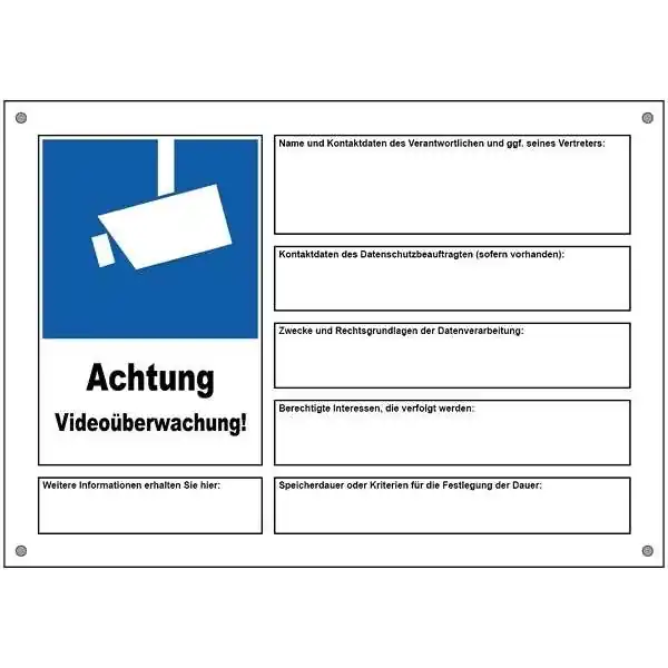 Jetzt Zugreifen Schild Kameraüberwachung Videoüberwachung nach DSGVO Aufkleber