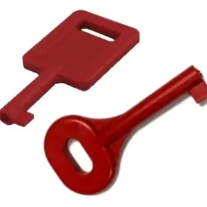 Markenprodukt Schlüssel Ersatzschlüssel zu 95-837-00900 Hekatron Schlüssel für Hausalarm Alarmtaster