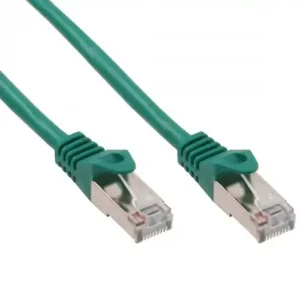0,25m LAN Kabel Cat5e Patchkabel Grün SFUTP Neu