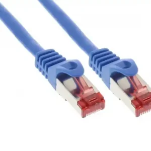 0,25m LAN Kabel Cat6 Patchkabel Blau PIMF SFTP Großhandel