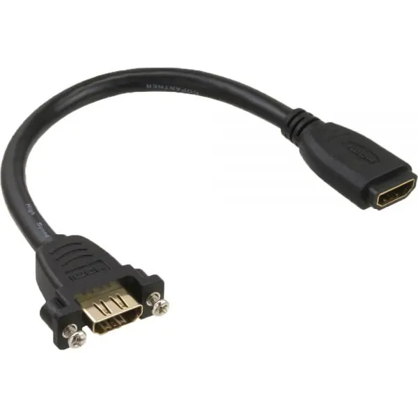 Ausverkauf 0,2m HDMI Kabel 4K2K mit Ethernet HDMI Buchse auf Buchse