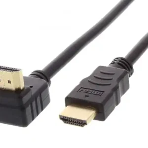 Direkt Vom Hersteller 0,5m HDMI Kabel HighSpeed mit Ethernet 90° gewinkelt