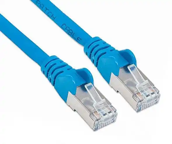 0,5m LAN Kabel Cat6A Patchkabel Blau PIMF 1GB 10GB SFTP Preisreduziert