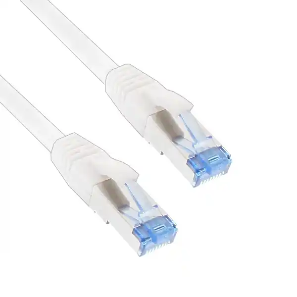 0,5m LAN Kabel Cat6A Patchkabel Weiss PIMF 1GB 10GB SFTP Mengenrabatt