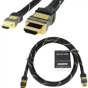 Begrenztes Angebot 0,75m HDMI Kabel HighSpeed Textilmantel HighEnd