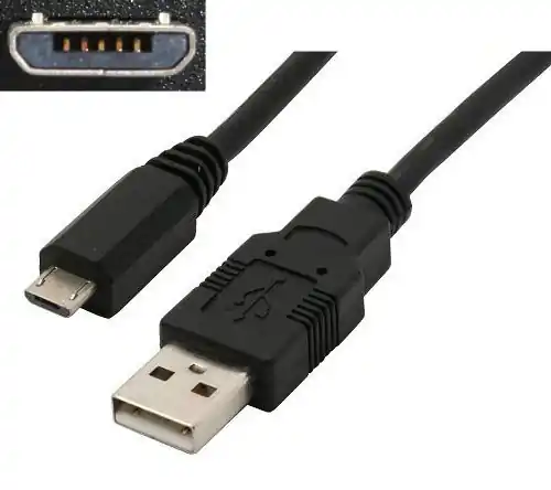 Neu 1,8m Micro USB Kabel USB2 Micro-USB-Stecker-B auf USB-A
