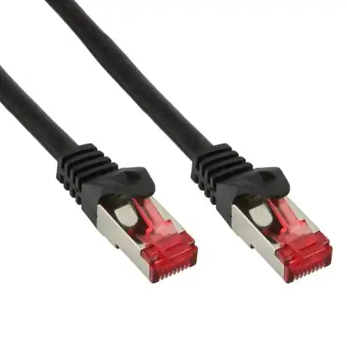 10m LAN Kabel Cat6 Patchkabel Schwarz PIMF SFTP Sonderaktion