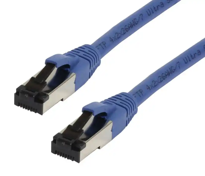 Top-Preis 10m LAN Kabel Cat8 Patchkabel PIMF CAT-8.1 bis 40GB Blau