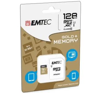 128GB SD Karte Micro SDXC Speicherkarte GOLD mit SD-Adapter Class10 Kostenloser Rückversand