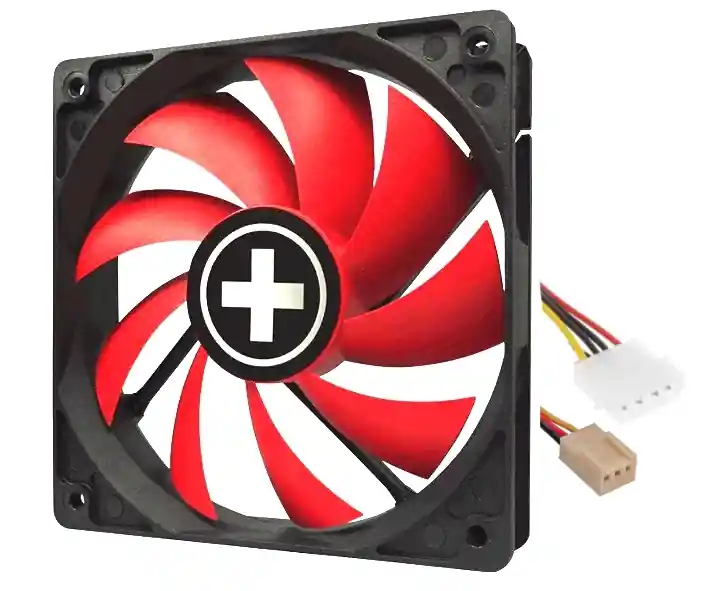 Angebot 12V Lüfter 120x120x25mm mit 3pol Molex Stecker PC Lüfter mit 5,25z Adapter