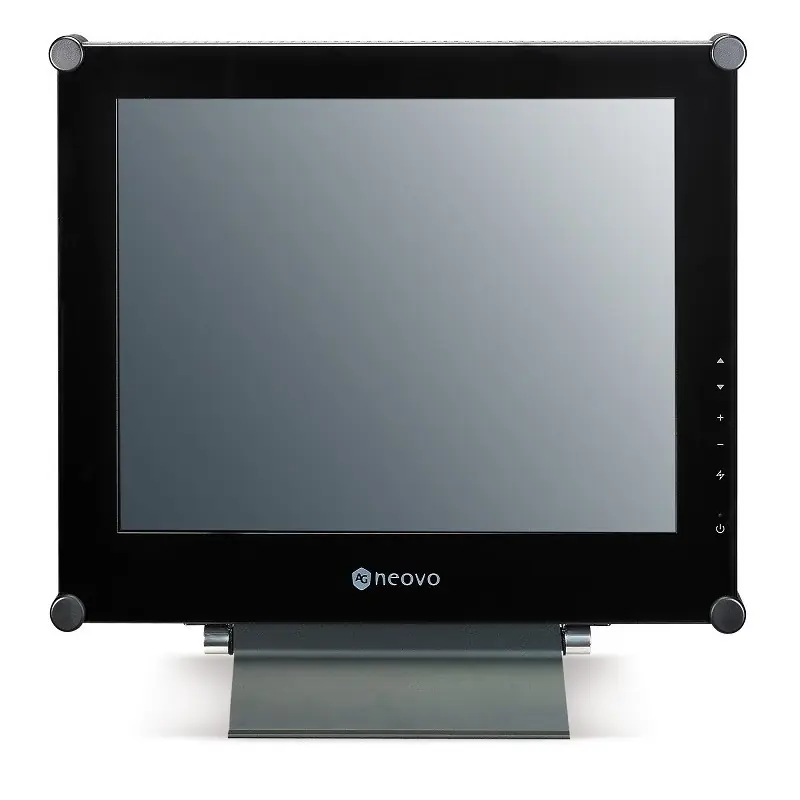Exklusiv 17zoll Monitor Glasfront 432mm (17zoll) X17E Bildschirm HDMI DVI VGA DisplayPort Eingang
