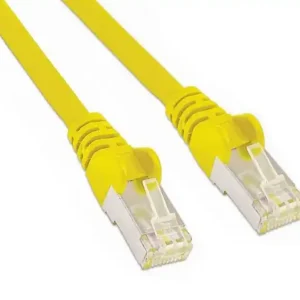 1m LAN Kabel Cat6A Patchkabel Gelb PIMF 1GB 10GB SFTP Neu Im Sortiment