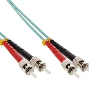 Highlight 1m LWL Kabel ST-ST ST-Stecker auf ST-Stecker OM3 Multimode Duplex