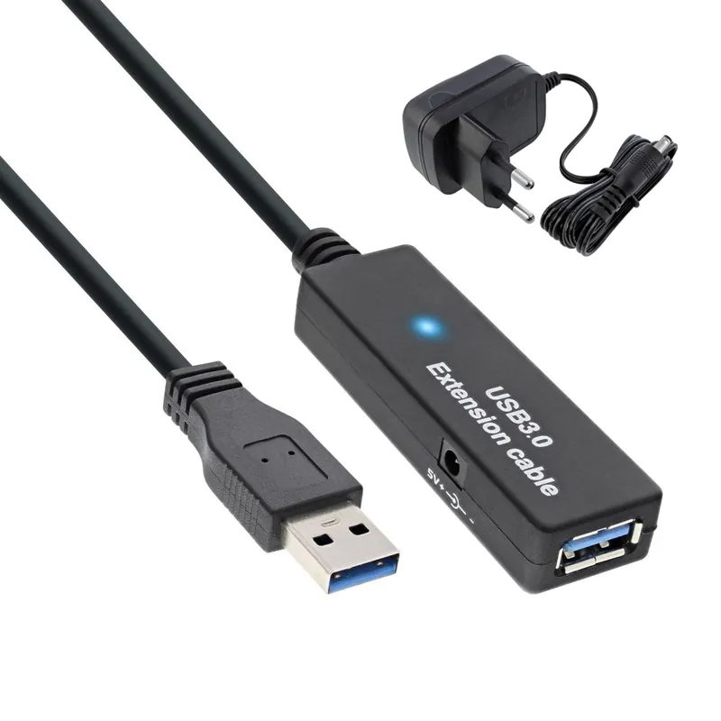 Kracherpreis 20m USB-3 Verlängerung USB3-Stecker-auf-Buchse Aktiv mit USB-Verstärker