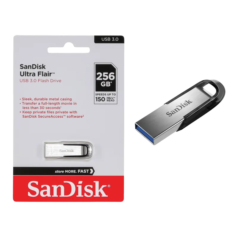 Knallerangebot 256GB USB Speicher USB3 SanDisk Cruzer Ultra Flair USB3.0