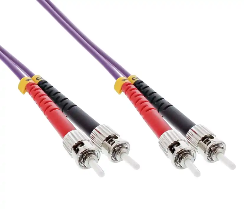 Markenware 25m LWL Kabel ST-ST ST-Stecker auf ST-Stecker OM4 Multimode Duplex