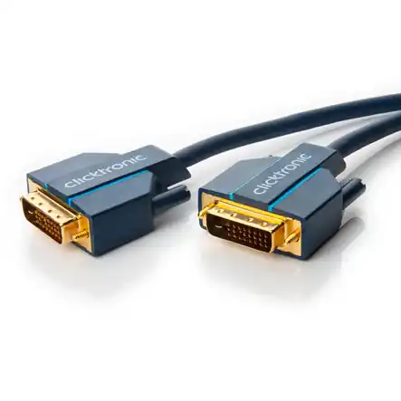 2m DVI Kabel mit 2x DVI-D Stecker DVI-24+1pol HQ Mengenrabatt