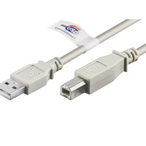 Abverkauf 2m USB Kabel USB-AB für Drucker Scanner