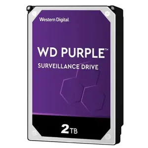 Wochenendangebot 2TB Festplatte SATA-3 Ideal für NVR DVR Recorder RAID Purple Purz