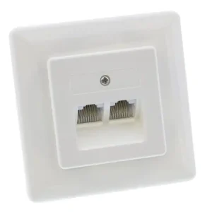 Top-Angebot 2x RJ45 Dose Unterputz 1zu1 parallel durchverdrahtet