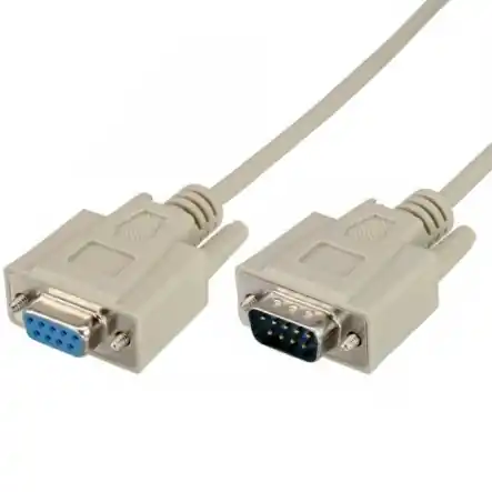 Handgefertigt 3m SUB-D Kabel 9pol Stecker auf Buchse V24 COM RS232 Kabel 1zu1