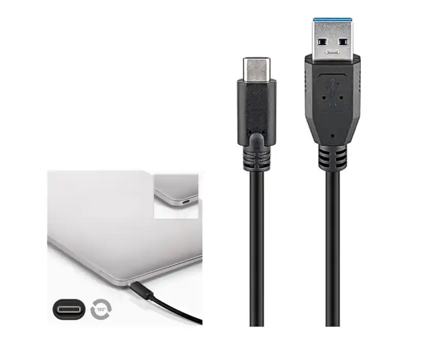 Solange Der Vorrat Reicht 3m USB-C Ladekabel Anschlusskabel USB-Kabel USB3.0 bis 3A 15W Leistung